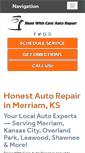 Mobile Screenshot of donewithcareautorepair.com